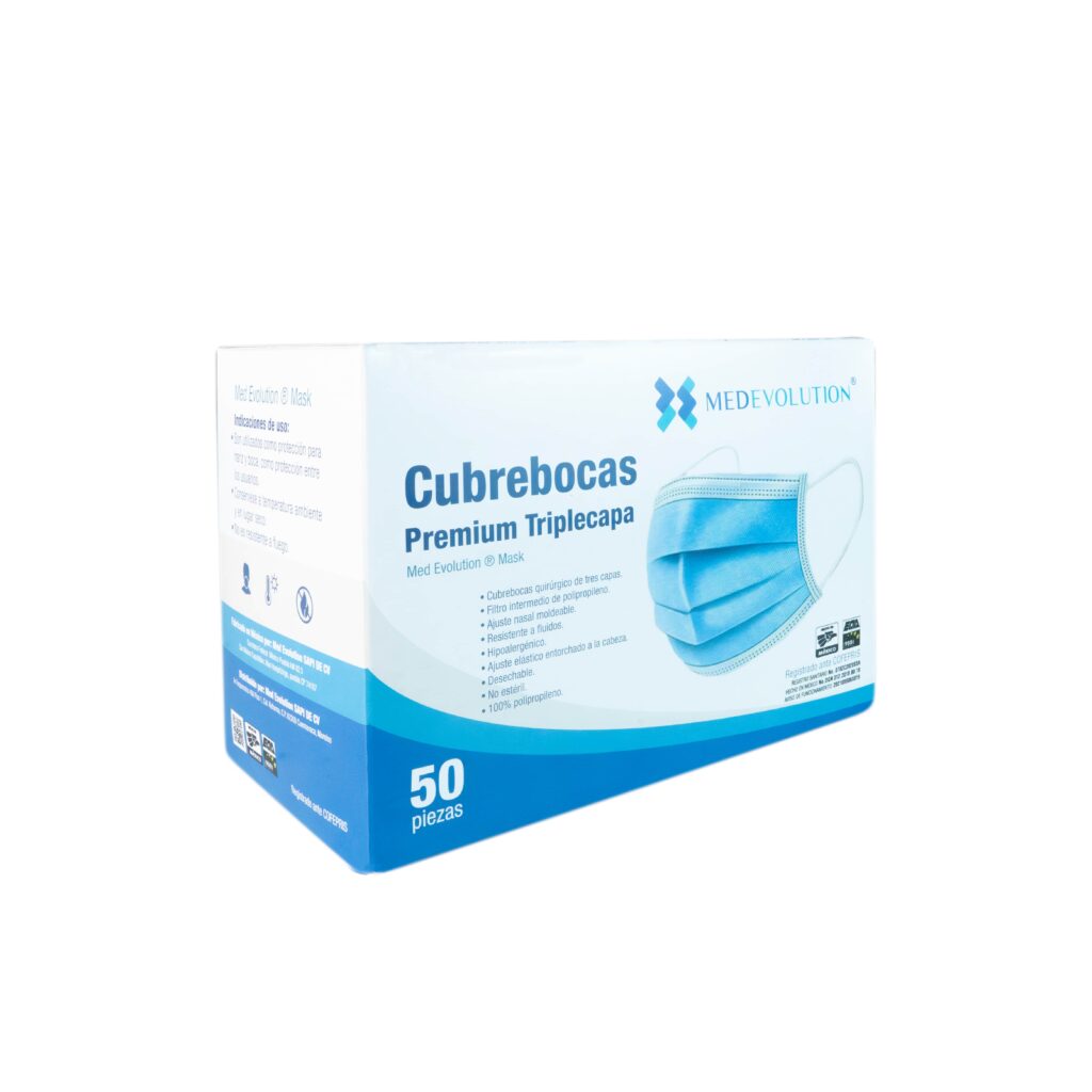 Cubrebocas Premium Tricapa